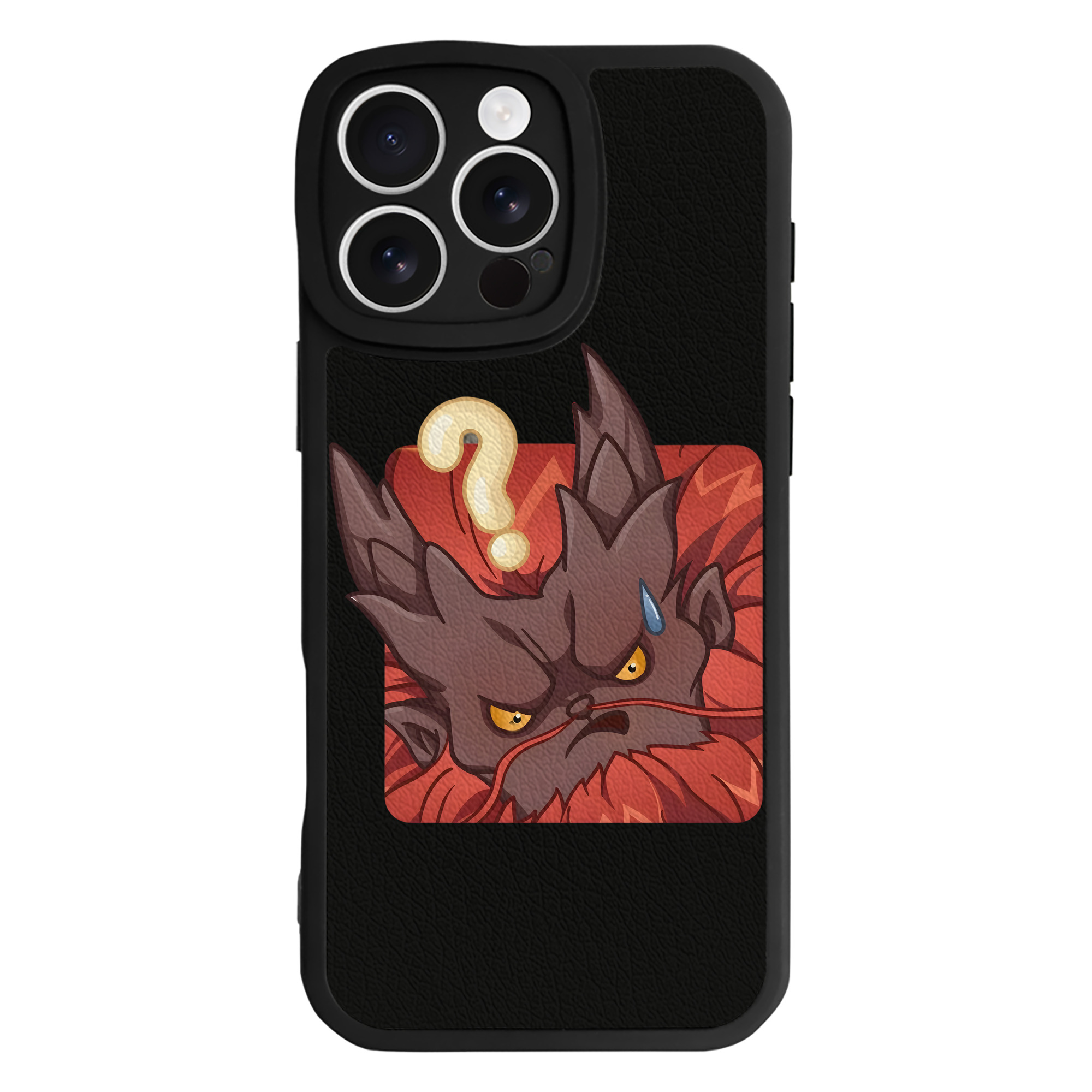 （画像用） Ne Zha 2 ナタ 魔童の大暴れ 【iPhone 16シリーズ対応】シリコンスマホケース（レザー調） 材質：シリコン